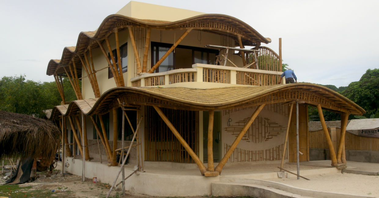 Bamboo Houses Are Designed To Be Strong And Safe Goodnet