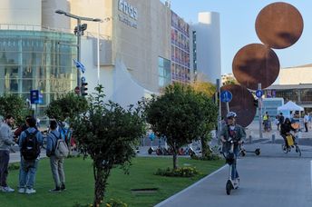 Habina Square in Tel Aviv.