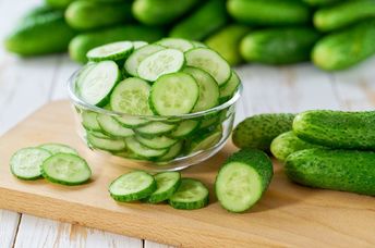 Cucumbers are good for your health.