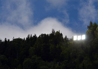 The sun mirrors bring sun down to Rjukan Square during winter months, when it is normally shady.The sun mirror is installed on the mountain wall at 742 metres over sea level