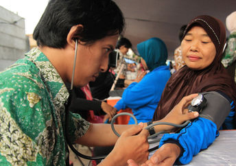 Health clinic in Indonesia.