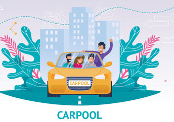 Carpooling and car sharing helps the environment and fights traffic