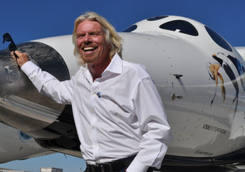 Richard Branson spaceman.