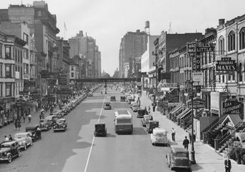 New York city in the 1930s.