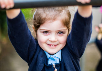 Smiling girl.