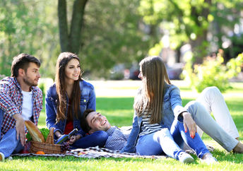 Picnic in the park.