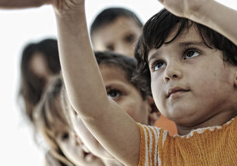 Close-up of a little boy.