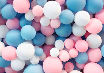 Colorful balloons.