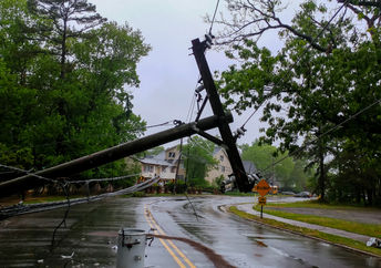 Damage after a Hurricane.