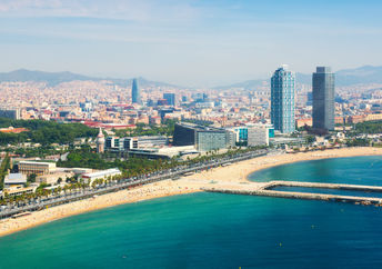 A view of Barcelona.