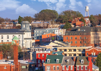 A neighborhood in Virginia.