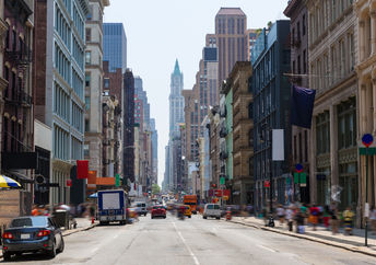 A street in New York.