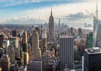 A view of New York City.