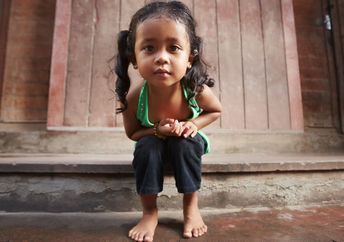 Portrait of a little girl.