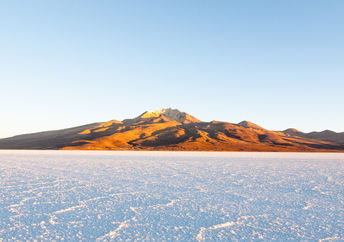 Salar de Uyuni in Bolivia.