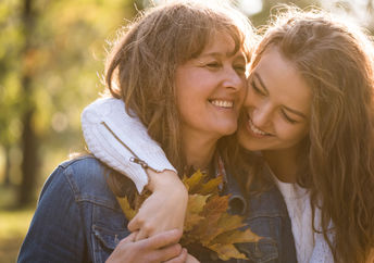 Mother and daughter.