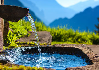 Water in Alps.