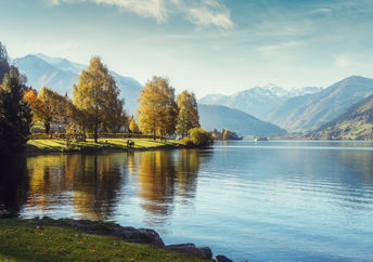 A lake in the Austrian Alps.