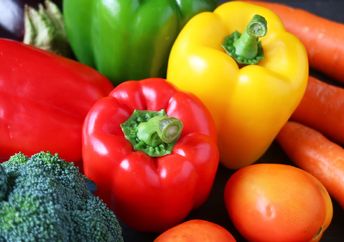 Brightly colored vegetables contain phytonutrients.