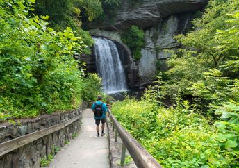 Hiking the Appalachian Trail before Hurricane Helene.