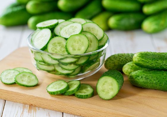 Cucumbers are good for your health.