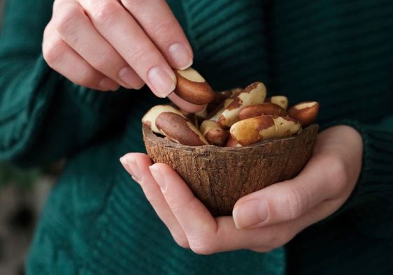 Eating Brazil nuts is an excellent way to get enough selenium.