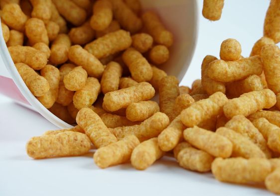 Bamba peanut puffs are a popular Israeli snack food.