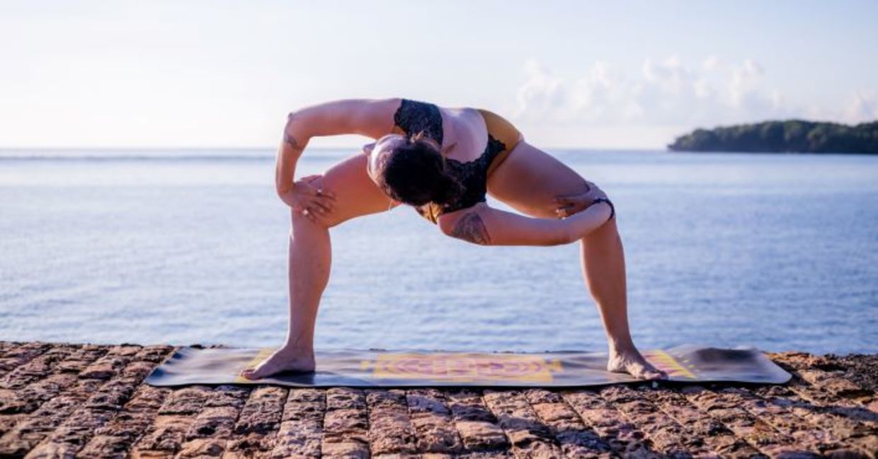 Sacral Chakra Yoga Poses. Young Woman Practicing Yoga Pose Stock Vector -  Illustration of asana, lifestyle: 221804052