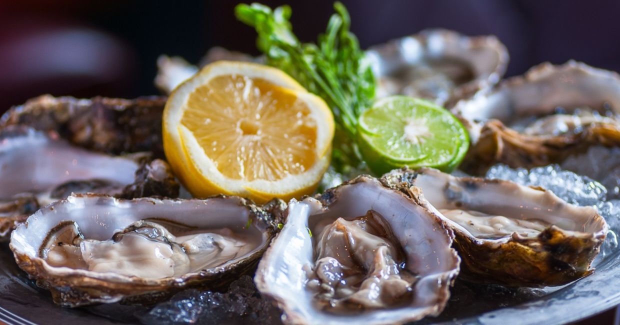 Oysters contain zinc, an important mineral for hair health.