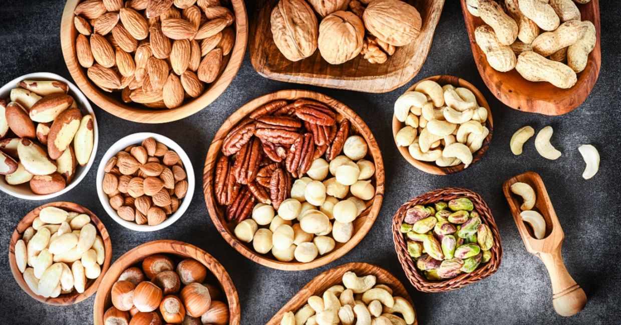 Eating nuts and seeds can help keep your hair healthy.