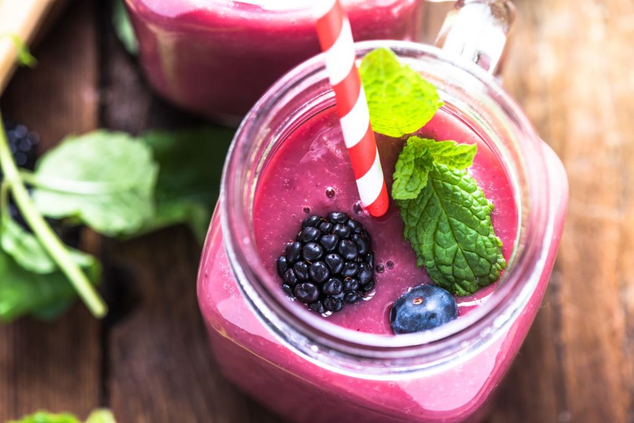 A smoothie can be very hydrating.