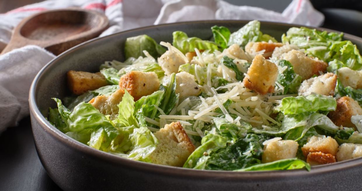 Eat a hearty salad for dinner.