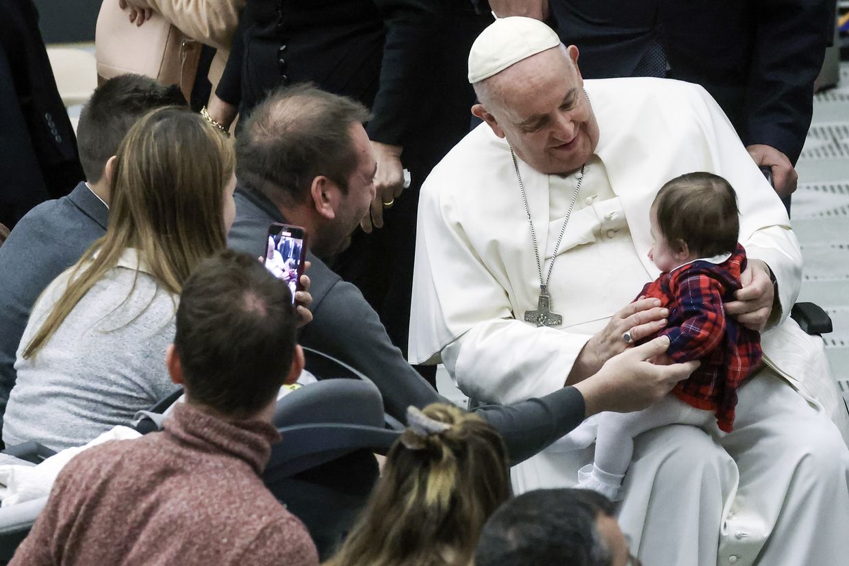 Pope Francis in the Vatican.