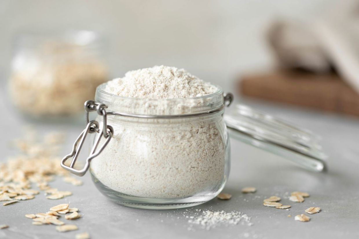 Oat flour is gluten-free.