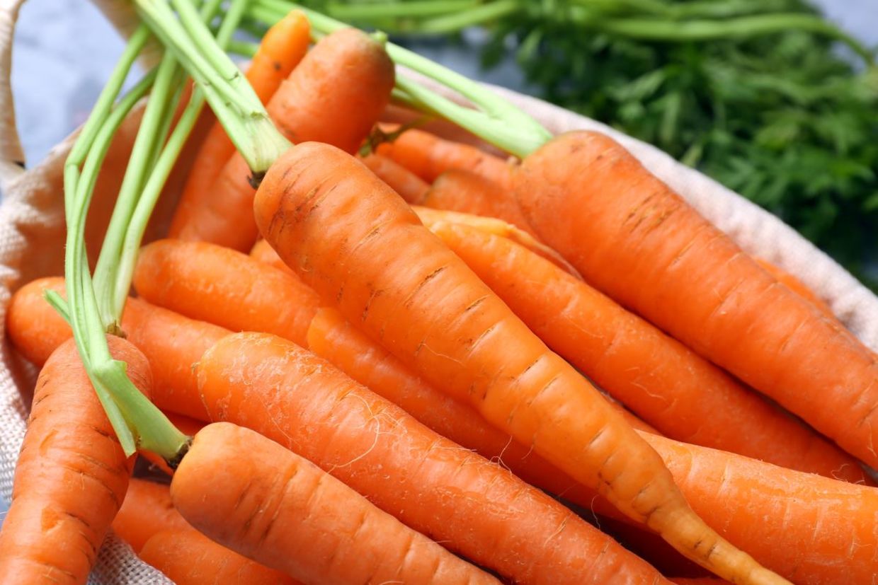 Carrot peels are full of beneficial antioxidants.