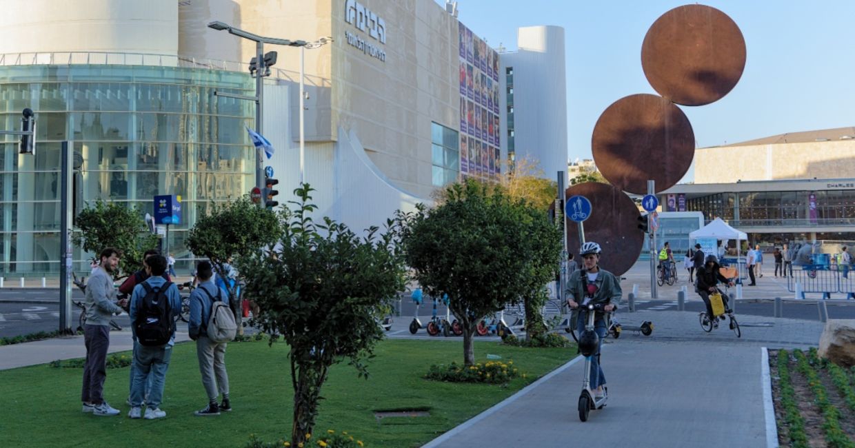 Habina Square in Tel Aviv.