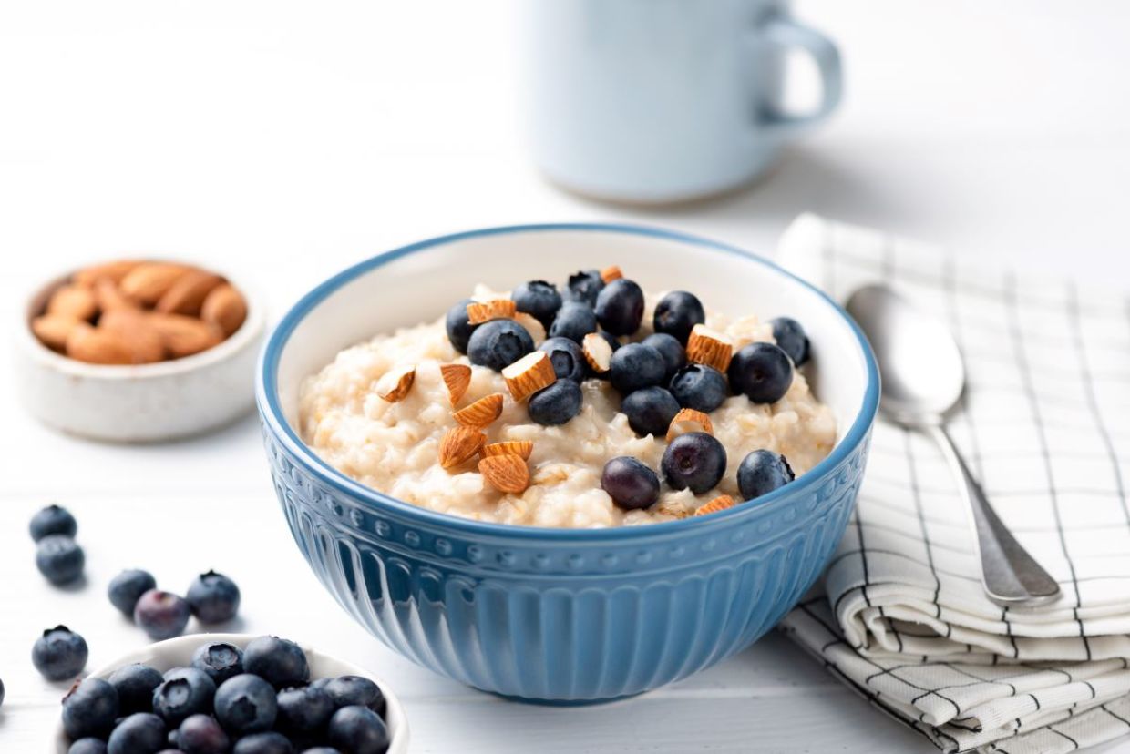 Enjoy barley porridge for breakfast.