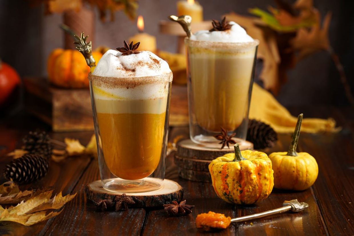 Take the chill out with a pumpkin latte.