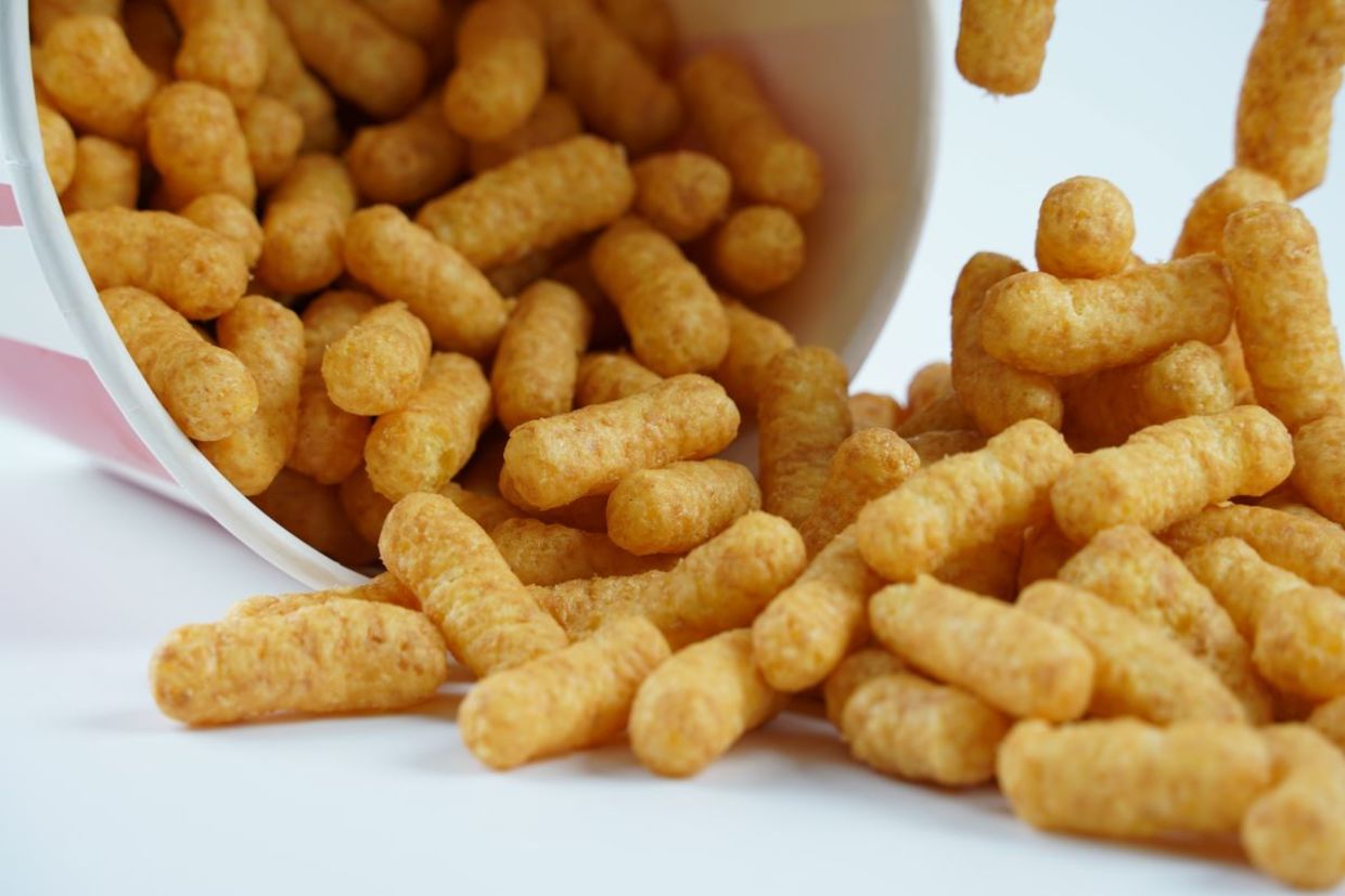 Bamba peanut puffs are a popular Israeli snack food.