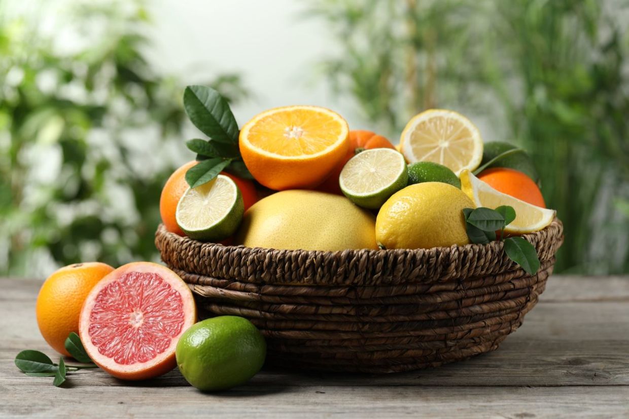 Citrus fruits give you a vitamin C boost.