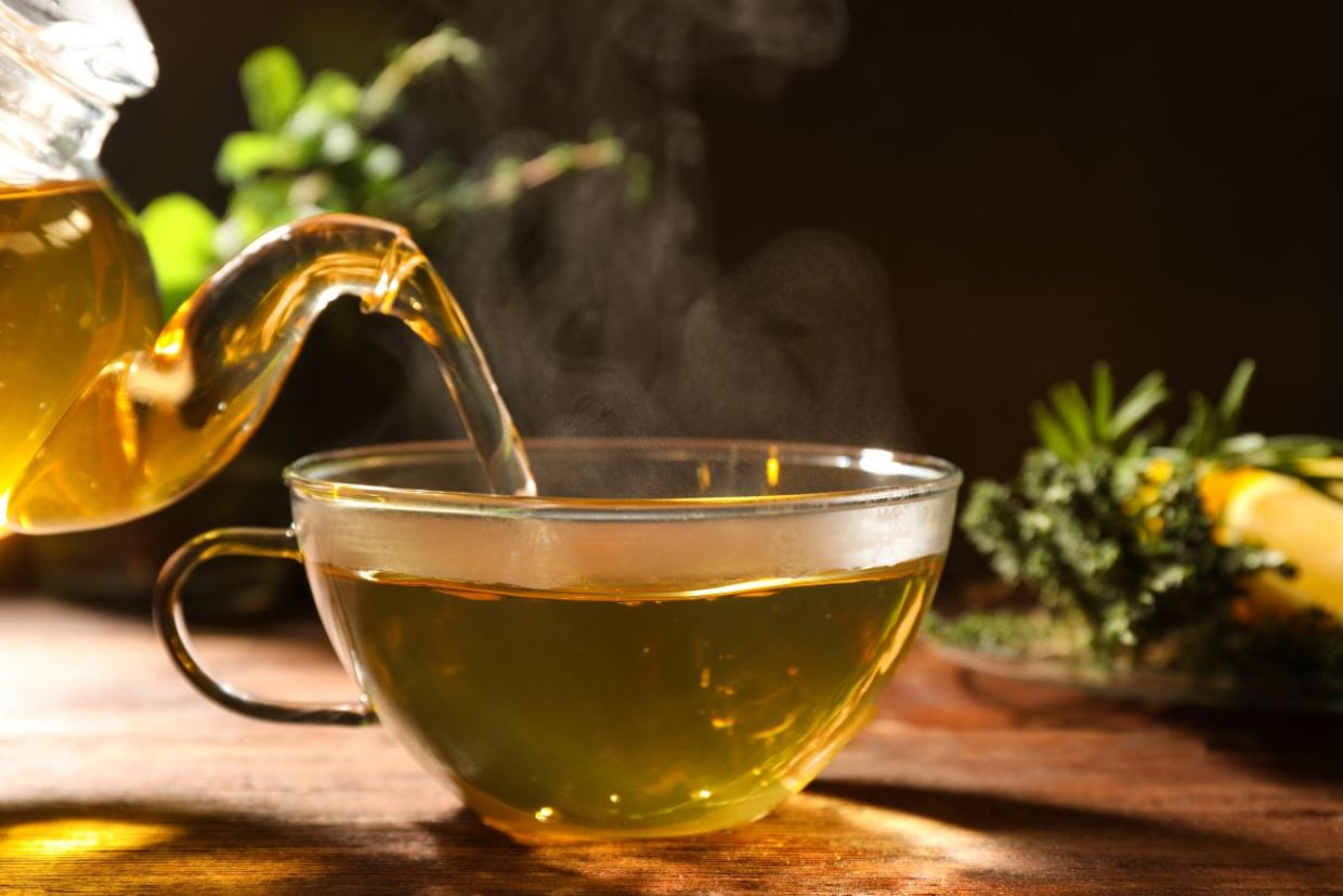 Sip on green tea when you are feeling ill.