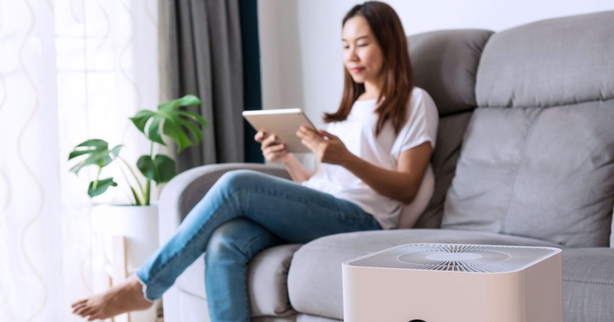 Use an air purifier to remove toxins from your home.