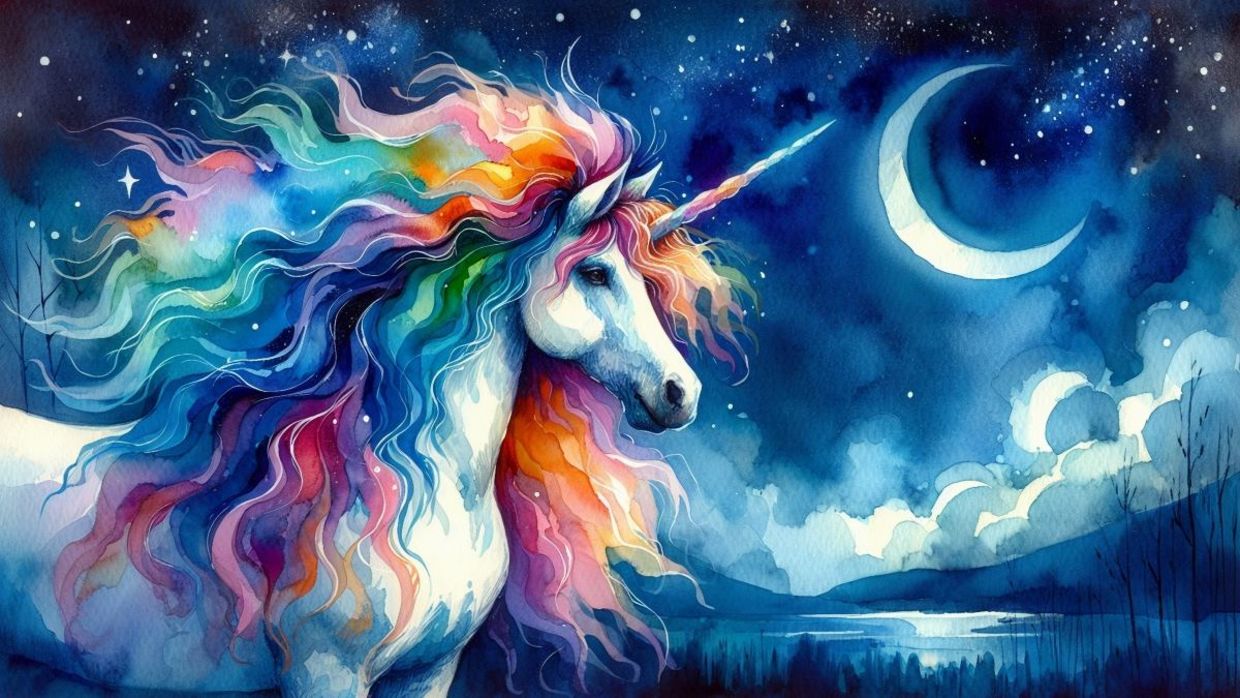 Fantasy unicorn.