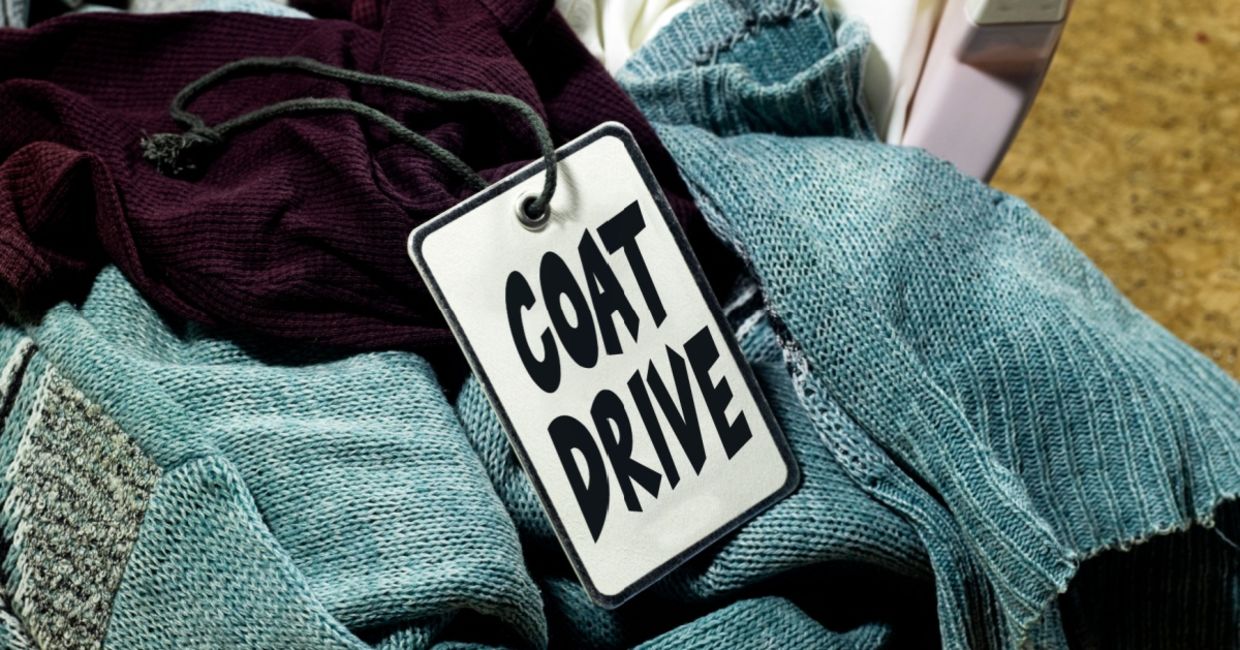 Donate to a coat drive.