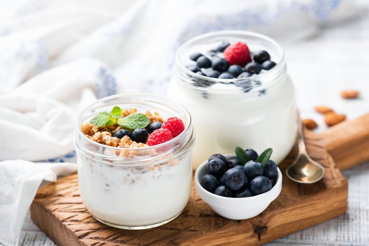 Greek yogurt with berries contains two superfoods.